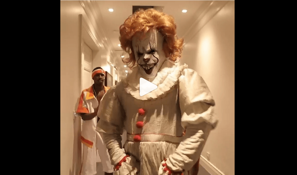 Diddy’s Halloween Costume as Pennywise Shows the Terrifying Clown Has Some Dance Moves